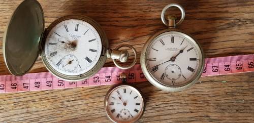 3X POCKET WATCHES- HIGHEST BID TAKES ALL