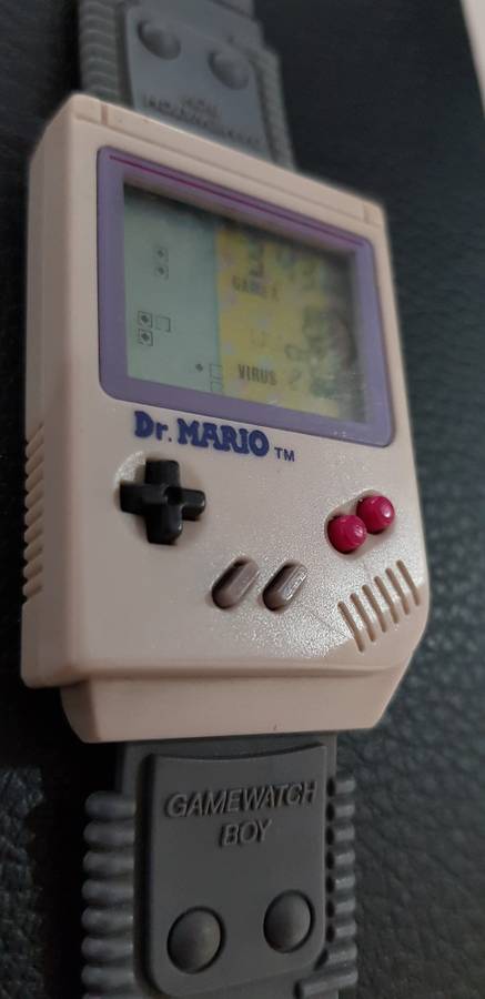 SUPER RARE DR MARIO GAMEBOY NINTENDO WATCH