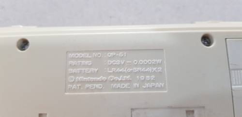 VINTAGE NINTENDO OIL PANIC GAME AND WATCH OP-51