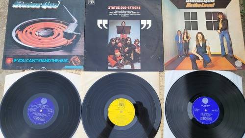 3x STATUS QUO LP`S TO HIGHEST BIDDER