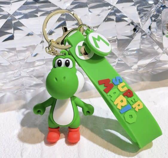 Mario Schoolbag Tag & Keyholder - Super Mario-Yoshi- Figurine