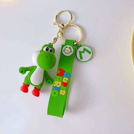 Mario Schoolbag Tag & Keyholder - Super Mario-Yoshi- Figurine