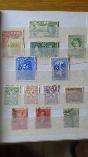 MALTA STAMP ALBUM SOME RARE STAMPS