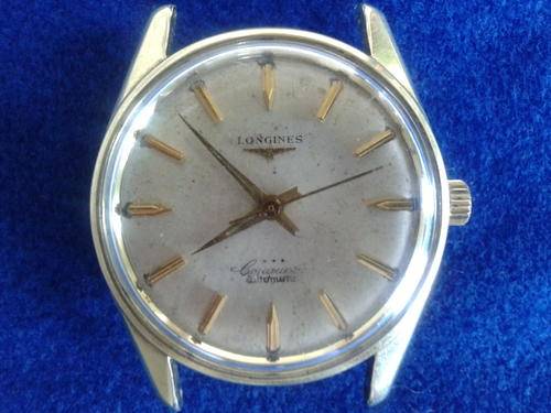 LONGINES CONQUEST AUTO, PRESENTED TO MAJ GEN LONG OF THE RHODESIAN ARMED FORCES