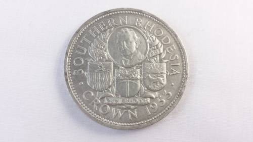 Southern Rhodesian  1953 Cecil Rhodes Centenary 5/- crown