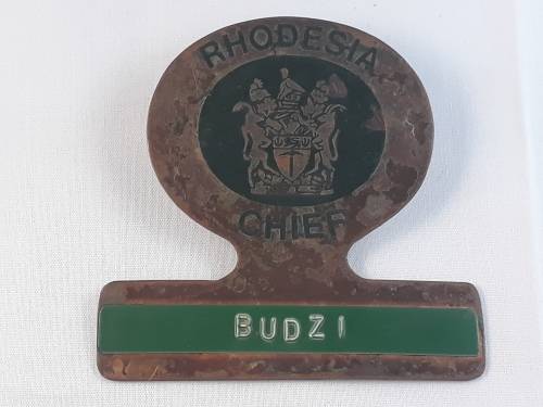 RHODESIAN CHIEFS BREAST BADGE 1970s