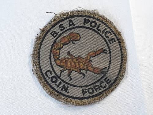 B.S.A. POLICE C.O.I.N. FORCE