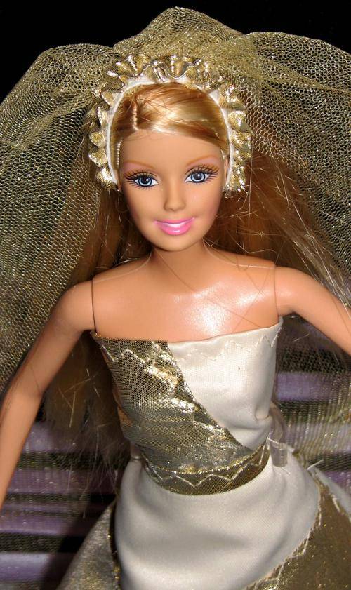 Bridal Barbie doll made by Mattel