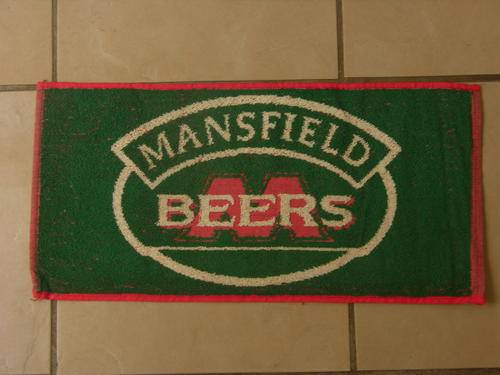 Bar towel -looks lovely on your bar top - very collectable -  Mansfield beer