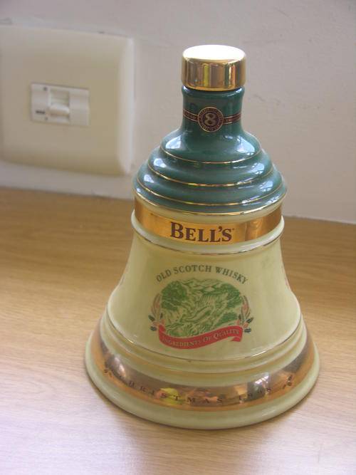Bells Whiskey Empty decanter - Christmas 1998  Rare