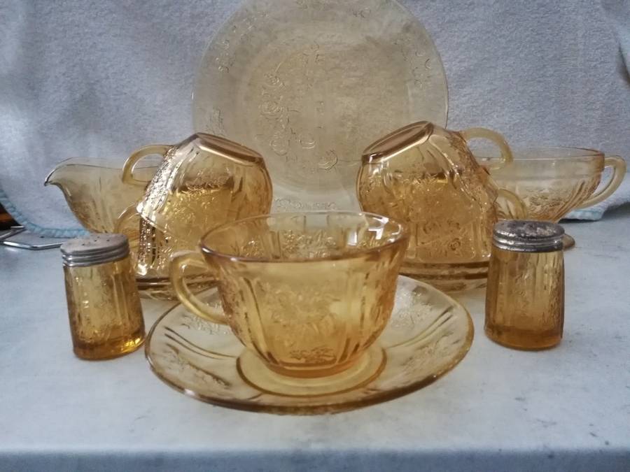 Vintage Glass Tea set
