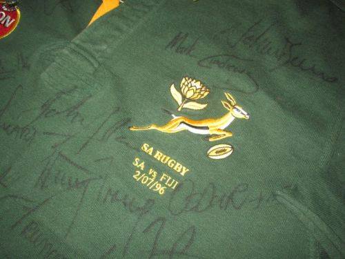 Springbok Rugby Jersey & Match Pendant - 1996