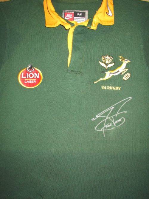 Springbok Rugby Jersey - Signed