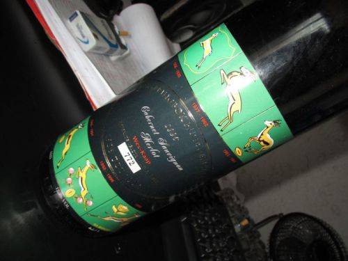 Springbok Emblems Commemorative Rugby Wine