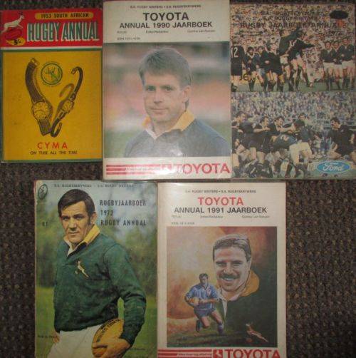 5 x SA Rugby Annuals