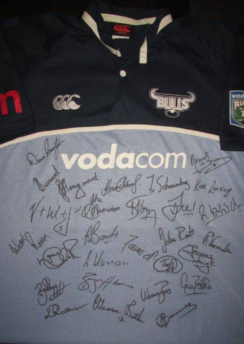 Bulls Rugby Jersey 2005 - Signed