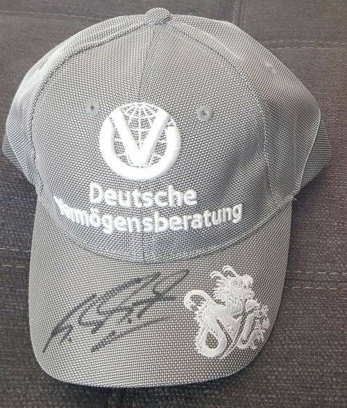 2010 Michael Schumacher DVAG Sponsor Cap - Signed