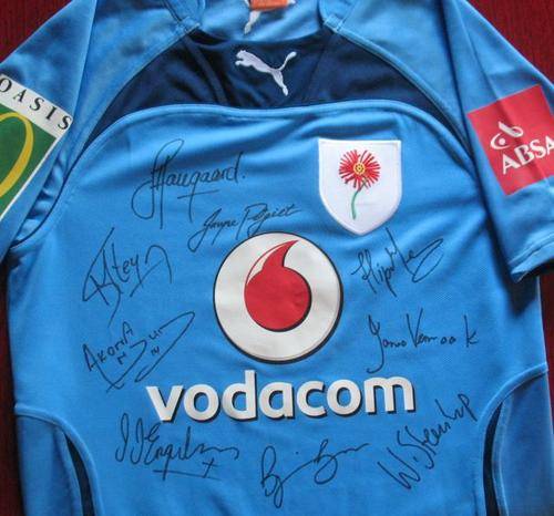 Blue Bulls Currie Cup Jersey Signed 2012