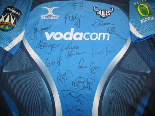 Bulls Super 14 Jersey Signed 2010