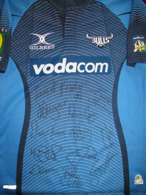 Bulls Super 14 Jersey Signed 2009
