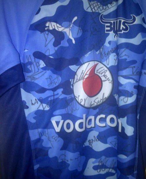 Bulls Super 15 Jersey Signed 2014