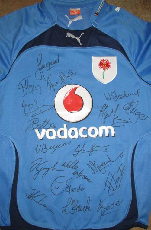 Blue Bulls Currie Cup Jersey Signed 2013