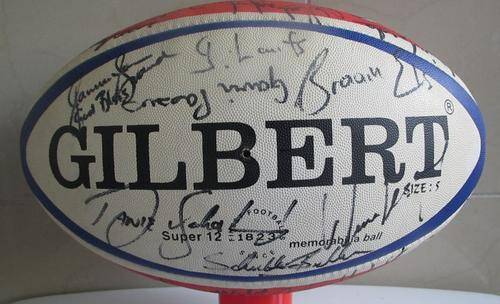 Gilbert Rugby Ball - Signed by 2001 Northern Bulls