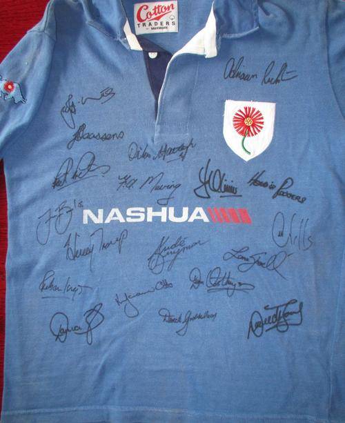 Northern Transvaal Rugby Jersey Signed 1995