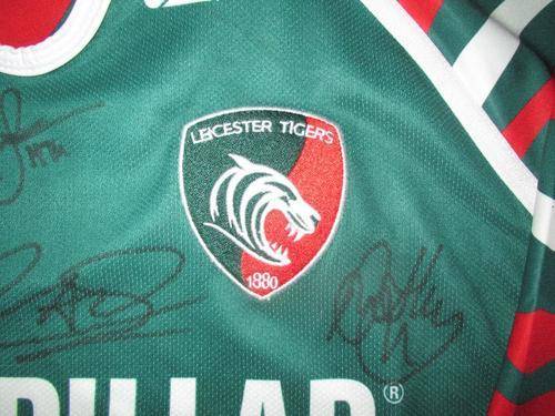 Leicester Tigers Rugby Jersey 2013 - Signed
