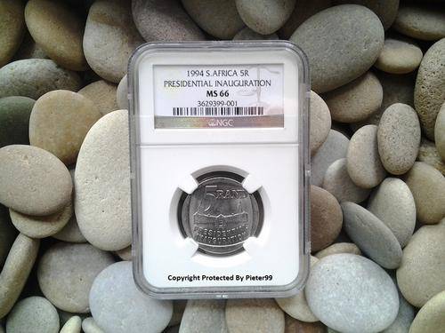 1994 Presidential Inauguration R5 Coin - MS66 NGC Graded - Building In Front - Very Rare Find !!!