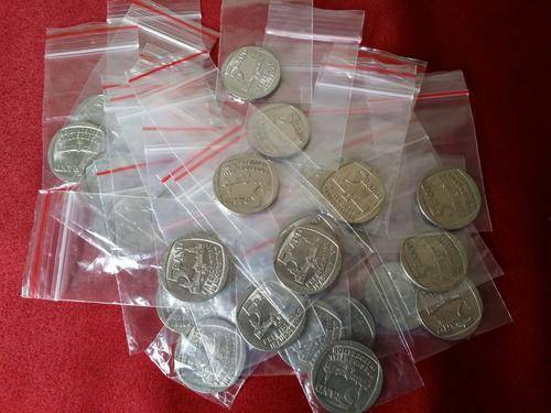 30 x ** 1994 Presidential Inauguration R5 Coins ** -  Circulated in Zip lock Bags - Bid per Coin !!