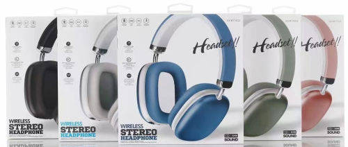 Bluetooth 5.1 Wireless Headphones - BT1632 - Silver