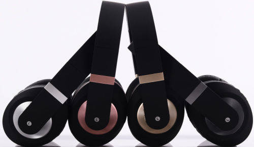 Bluetooth 5.0 Wireless Headphones - BT1609 - Gold