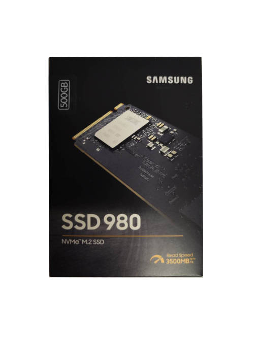 Samsung 980 500GB M.2 PCI-e 3.0 NVMe Solid State Drive (SSD) / Maximum Read Speed 3,100 MB/s / Maxim