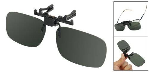 Plastic Sunglasses Lens Unisex Clip on Prescription Glasses