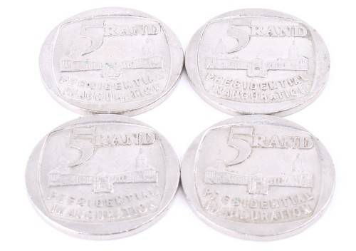 1994 R5 Presidential Inauguration coin - 4 Pieces