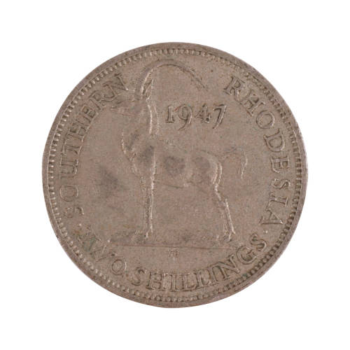 1947 Southern Rhodesian lot (Fine Detail) - Half Crown + 2 Shilling + 1 Shilling + 6 Pence + 1 Penny