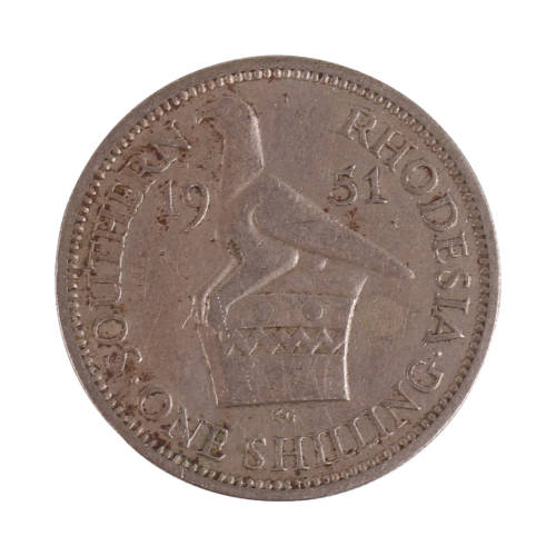 1951 Southern Rhodesian lot (Fine Detail) - Half Crown + 2 Shilling + 1 Shilling + 6 Pence