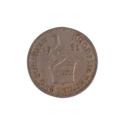 1951 Southern Rhodesian lot (Fine Detail) - Half Crown + 2 Shilling + 1 Shilling + 6 Pence