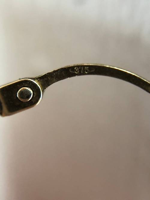 Vintage 9ct Gold Hoop Earrings