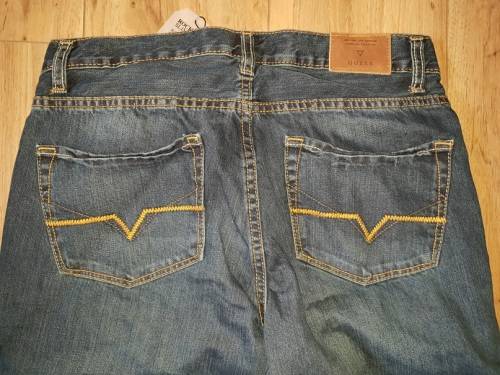 ORIGINAL GUESS - Mens Jeans - SIZE W32L32 - Brand New - Blue