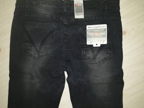 DIESL SKINNY JEANS - DS6033# - Mens Jeans - SIZE 38 - Brand New - Black