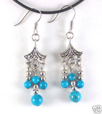 EXQUISITE lucky excellent Tibet dangle earring