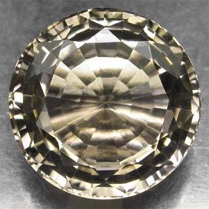 8.05CT. VVS TOP NATURAL GOLDEN BROWN SMOKY QUARTZ ROUND