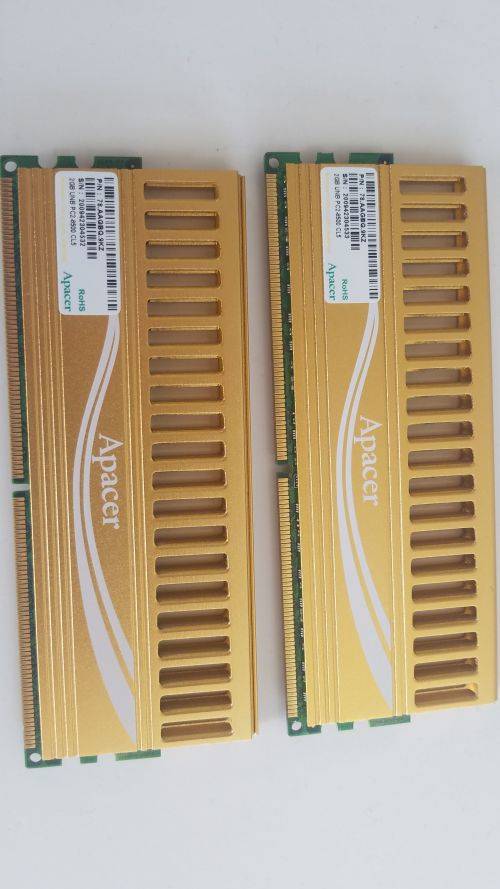 2X 2GB DDR2 GAMING RAM!!! R1, NO RESERVE!!!