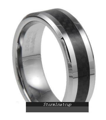 **FREE SHIPPING!!**STUNNING TUNGSTEN CARBIDE 2TONE BLACK SATIN/BRUSHED RING size 11