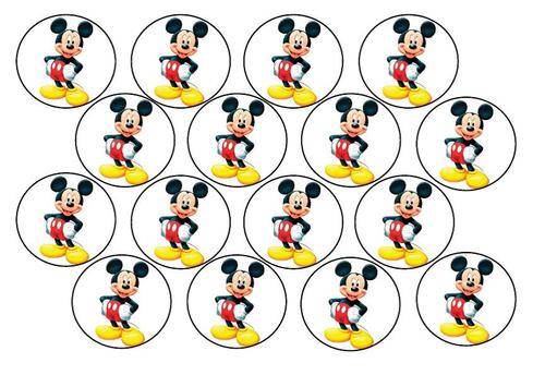 Mickey Mouse Edible Picture Cupcake Toppers