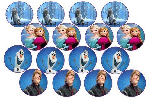 Frozen Picture Cupcake Toppers - Sale