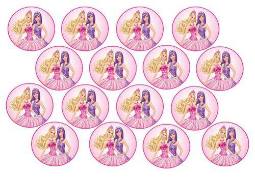 Barbie Popstars Picture Cupcake Toppers
