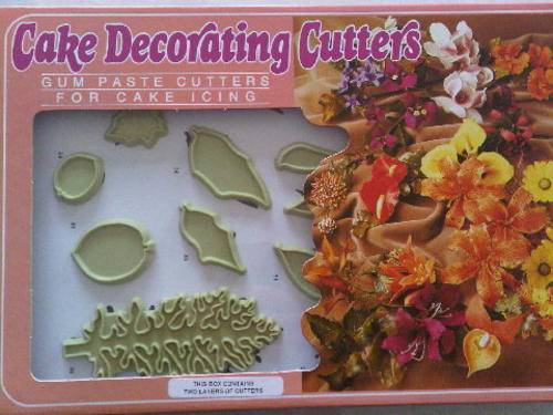 Jem Three - Leaf Cutter Set - Fondant / Gumpaste / Plastic icing Cutters - Cake Decorating Equipment